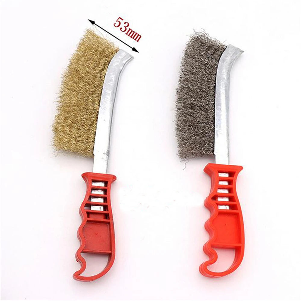 BBQ Grill Steel Wire Brush Cleaning Tools