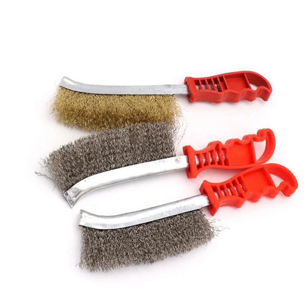 BBQ Grill Steel Wire Brush Cleaning Tools