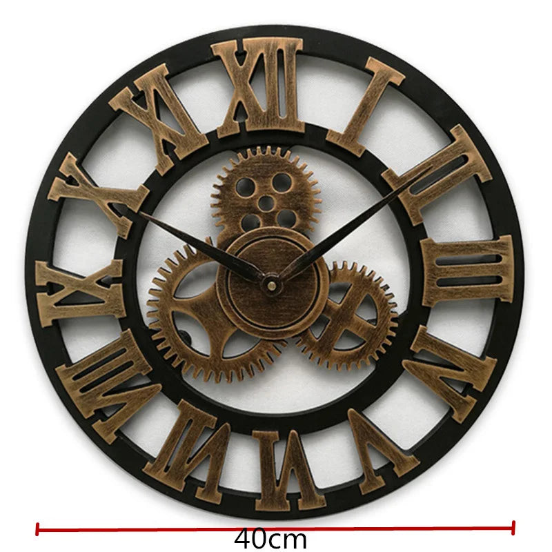 Retro Industrial Style Wall Clock