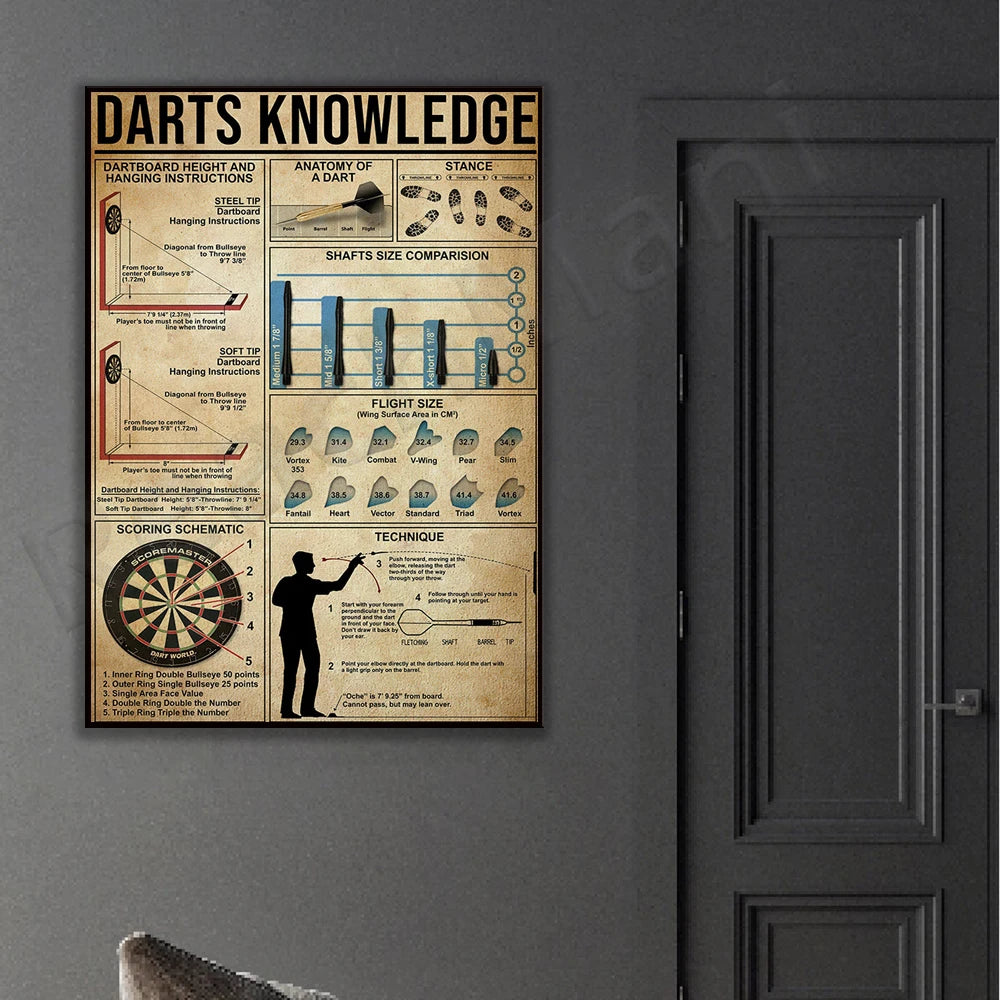 Darts knowledge poster