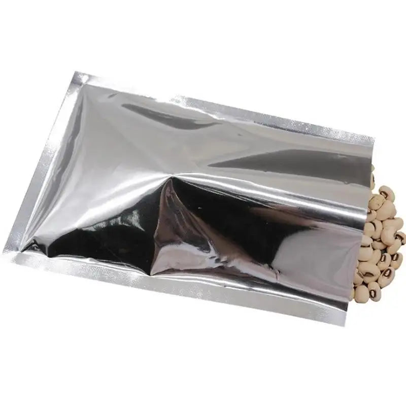 50pcs Silver Vacuum Sealer Aluminum Foil Mylar Bags