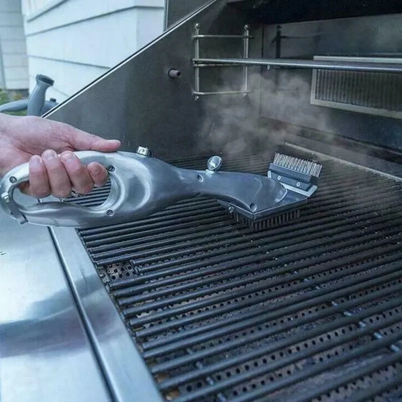 Barbecue Grill Outdoor Steam Cleaning Oil Brushes