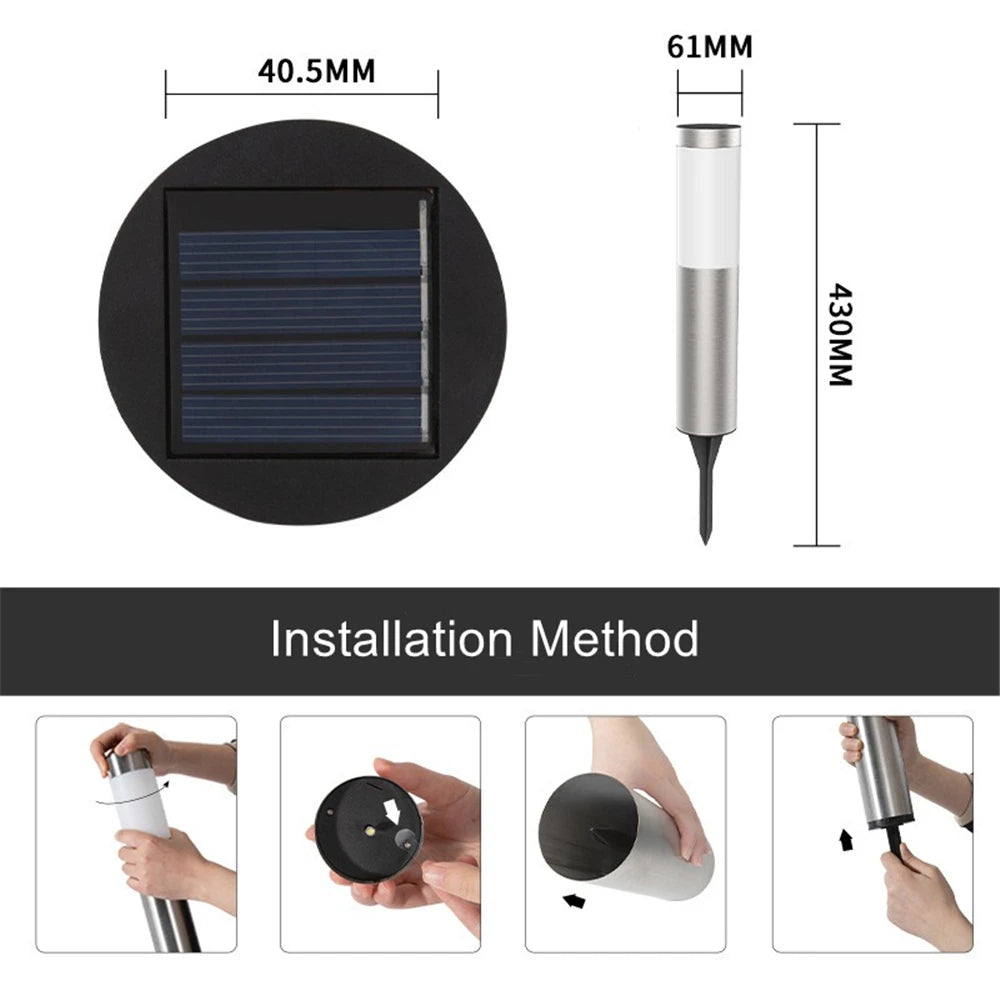 1/2/4 Pack Solar Garden Pathway Lights