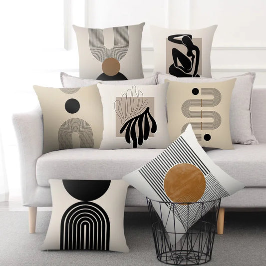 Modern Art Abstract Pattern Decorative Cushion Covers