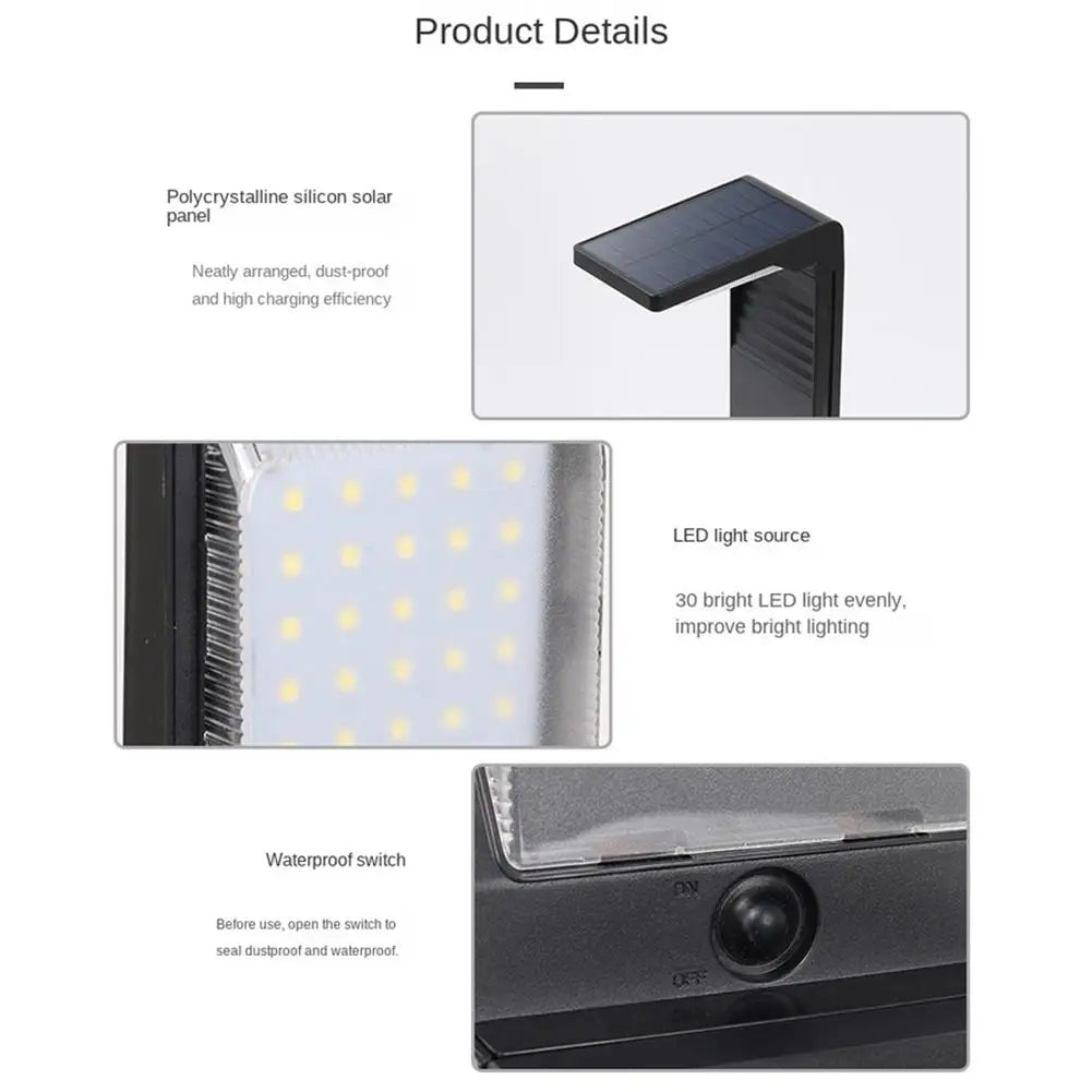 Solar Garden Lights, Waterproof High Brightness