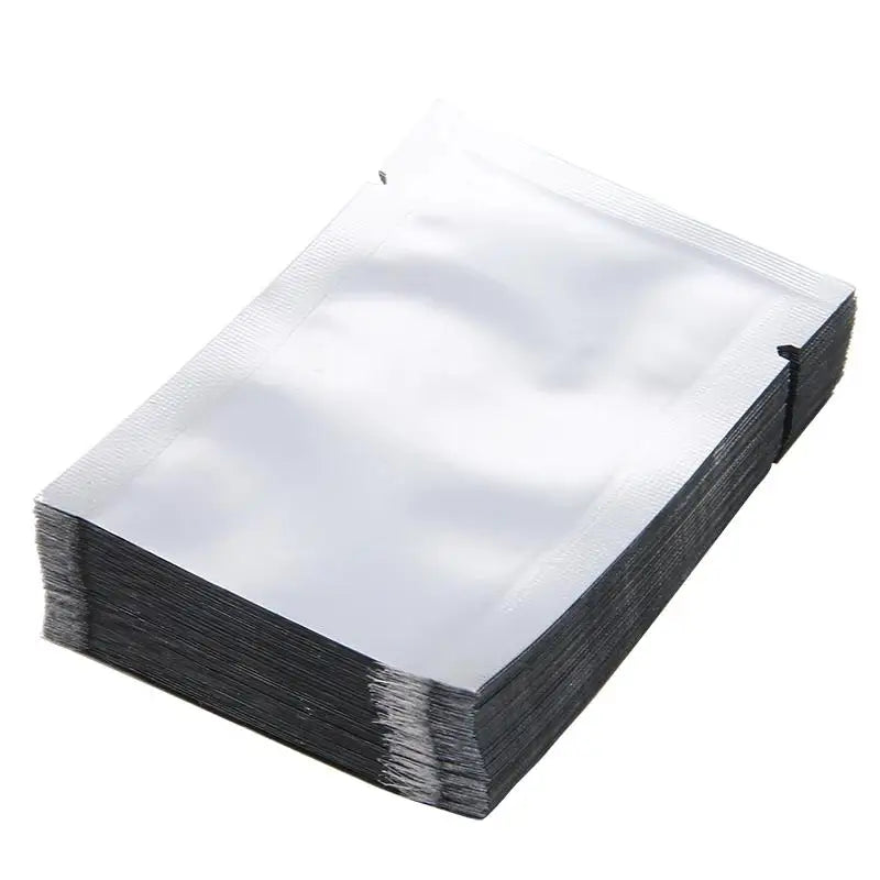 50pcs Silver Vacuum Sealer Aluminum Foil Mylar Bags