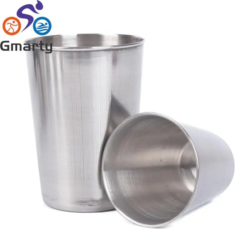 Outdoor Camping Cup, Set Stainless Steel Cover