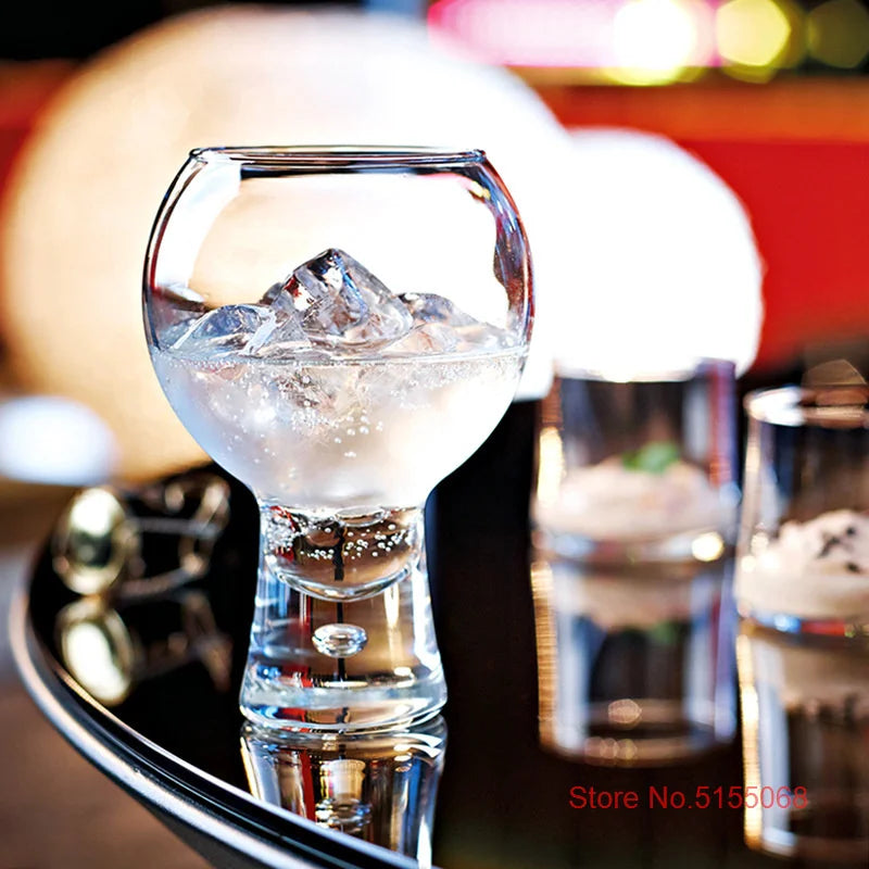 Belgium Bubble Round Ball Cocktail Glass