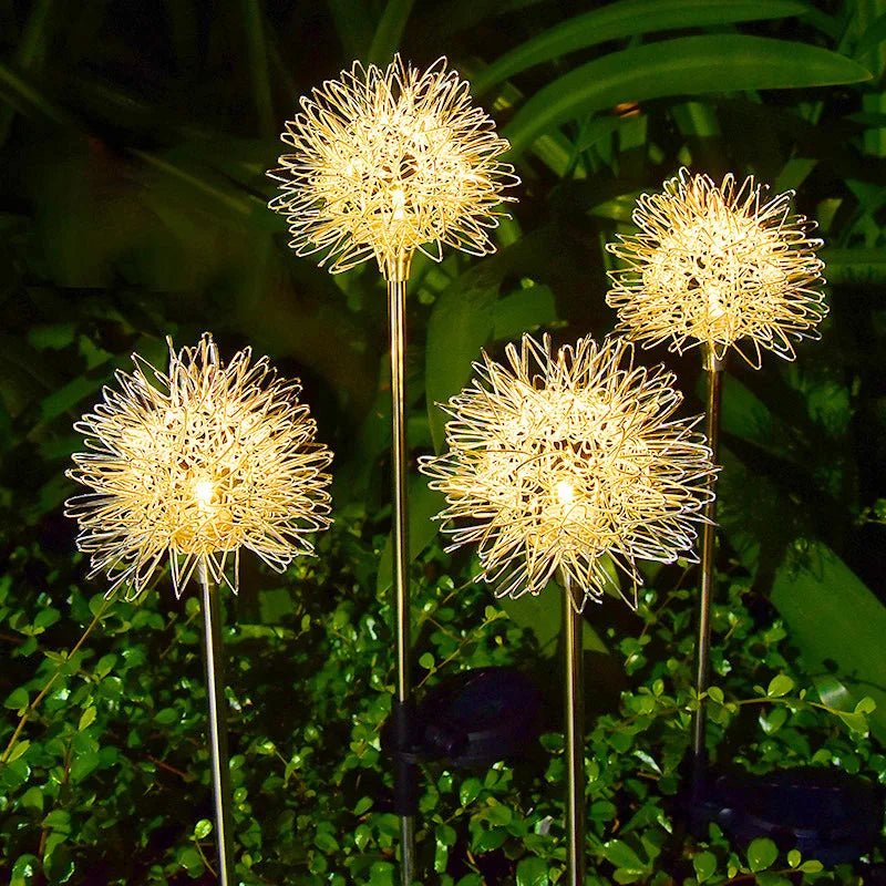 Outdoor Dandelion Lights, Fireworks Lamp