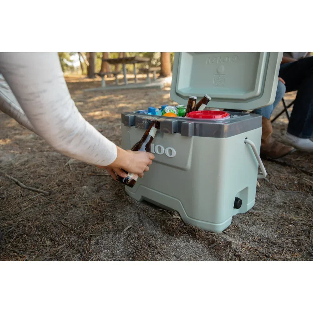 Overland 25 Qt Ice Chest Cooler, Green