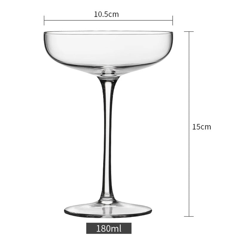 Set of 4 Cocktail Martini Glasses