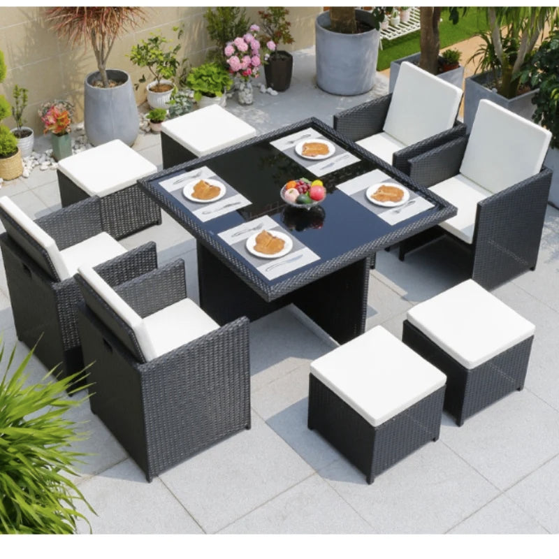 Rattan Patio Dining Set