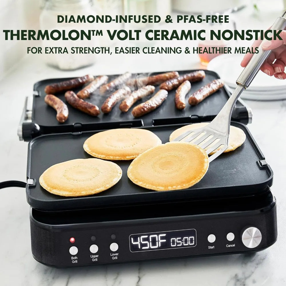 6-in-1 Multifunction Contact Grill & Griddle