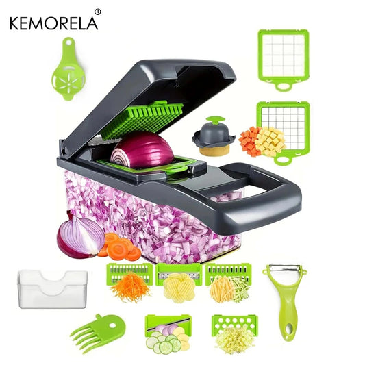 14/16 in 1 Multifunctional Vegetable Chopper, Dicer Cut