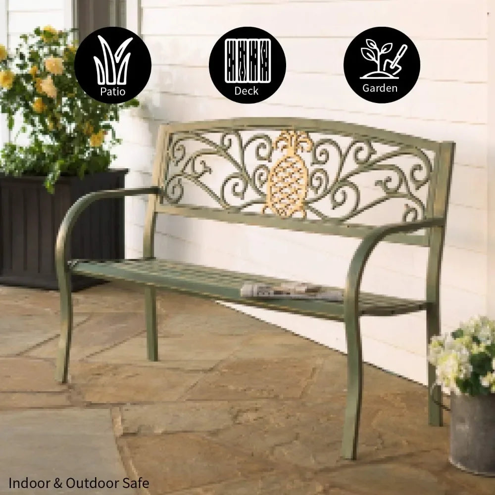 Weatherproof  Outdoor Bench Garden