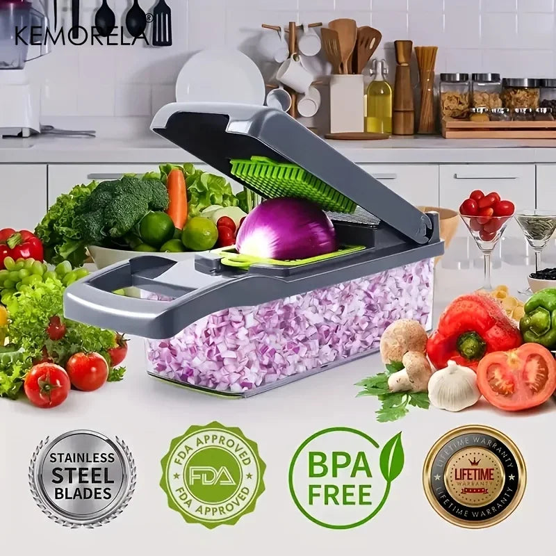 14/16 in 1 Multifunctional Vegetable Chopper, Dicer Cut