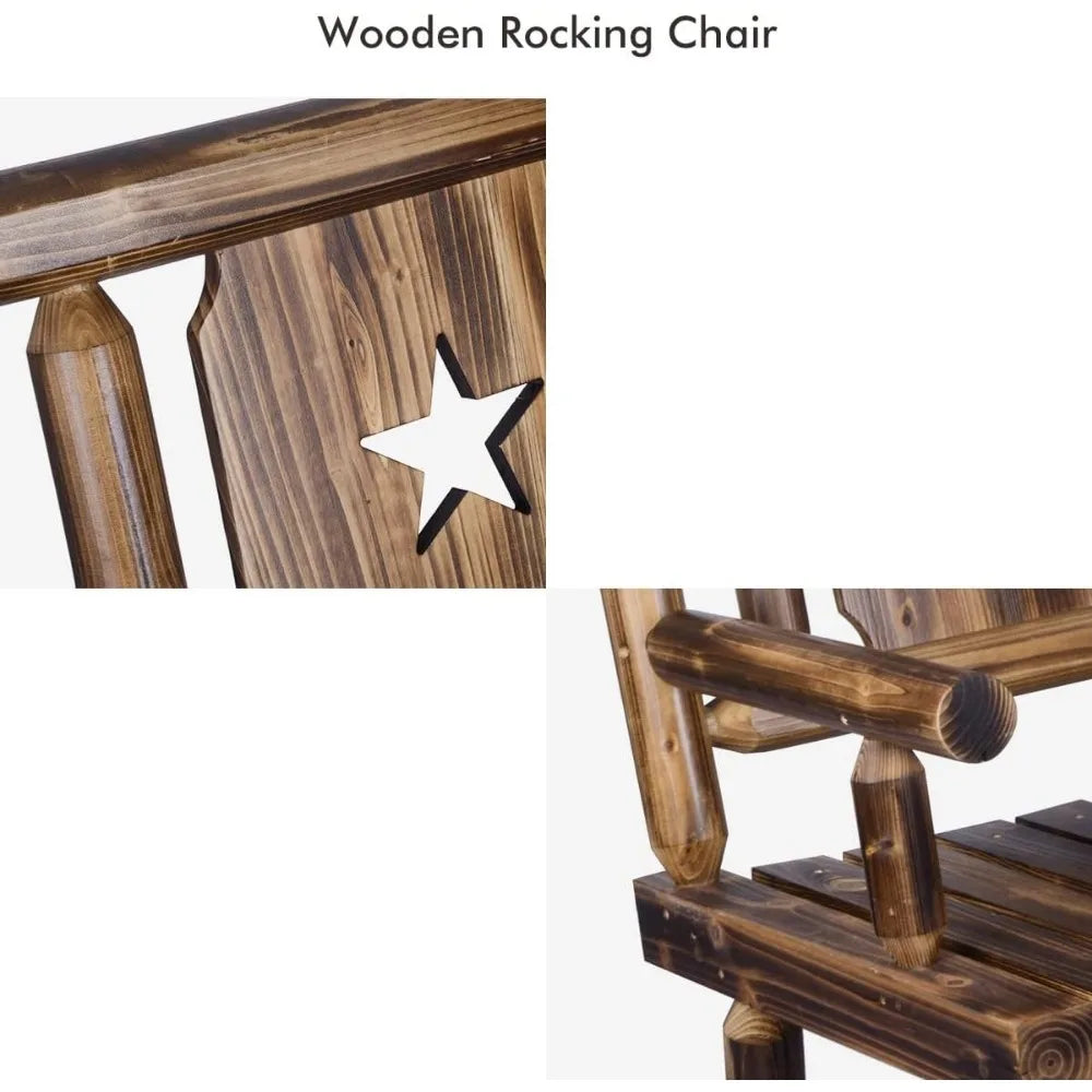 Outdoor Rocking Bench Lounge Chairs