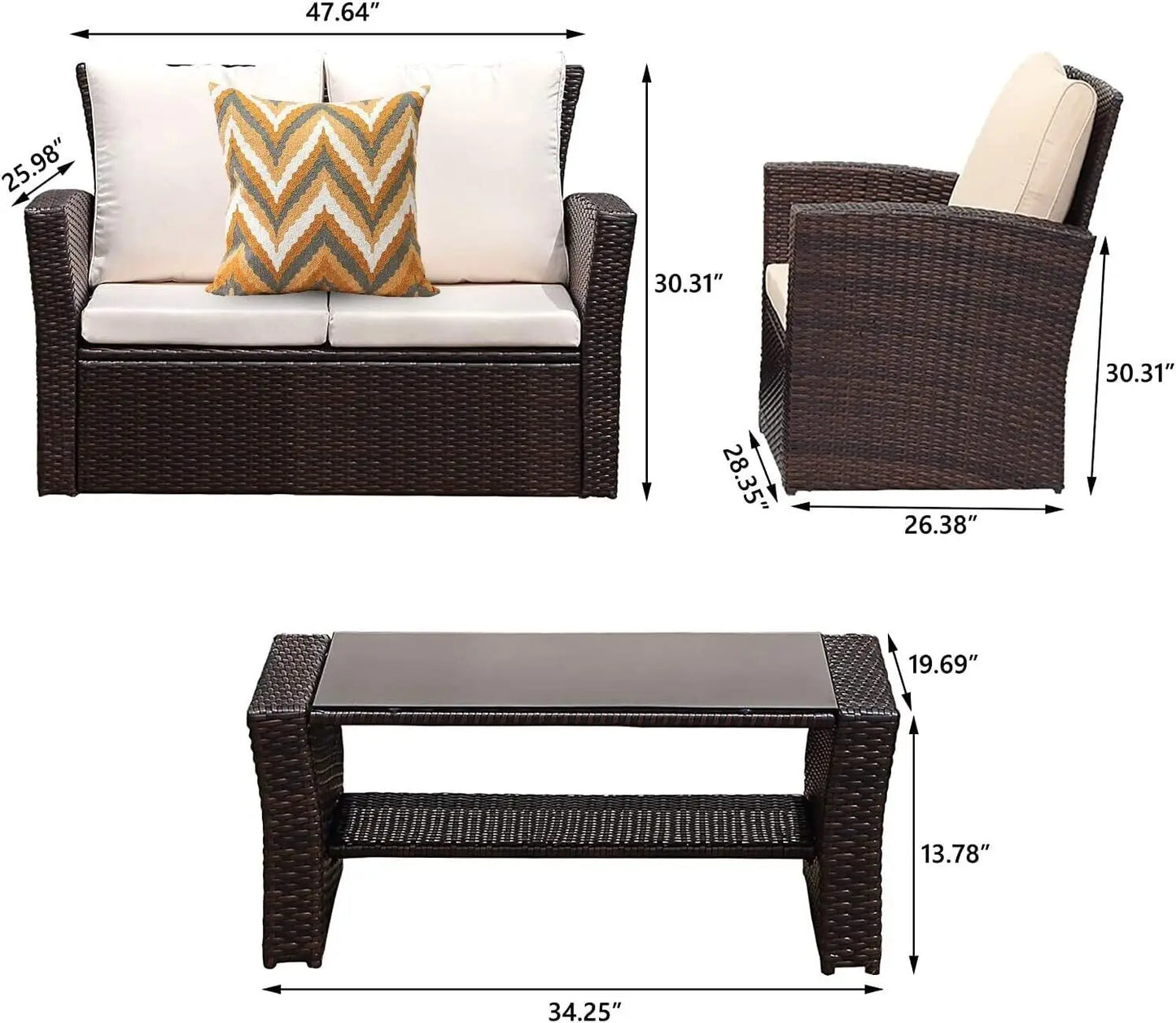 Patio Furniture Sets ,Multiple Colors