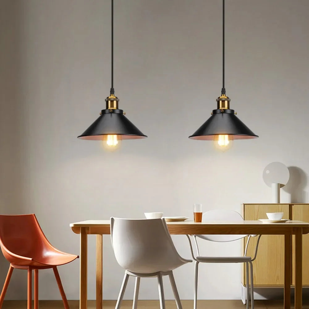 Pendant Light Mattes Hanging Silver Shade