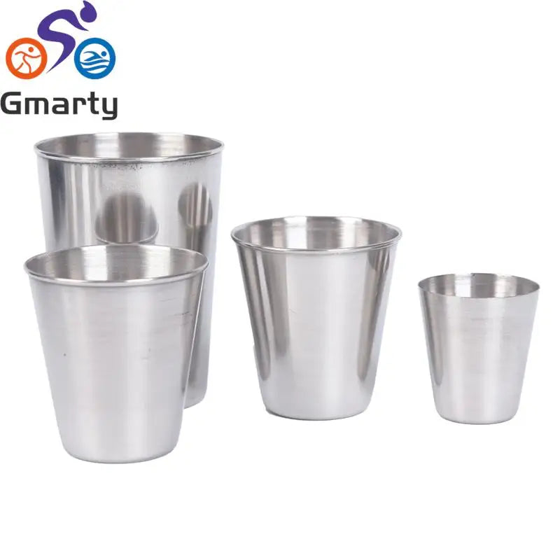 Outdoor Camping Cup, Set Stainless Steel Cover