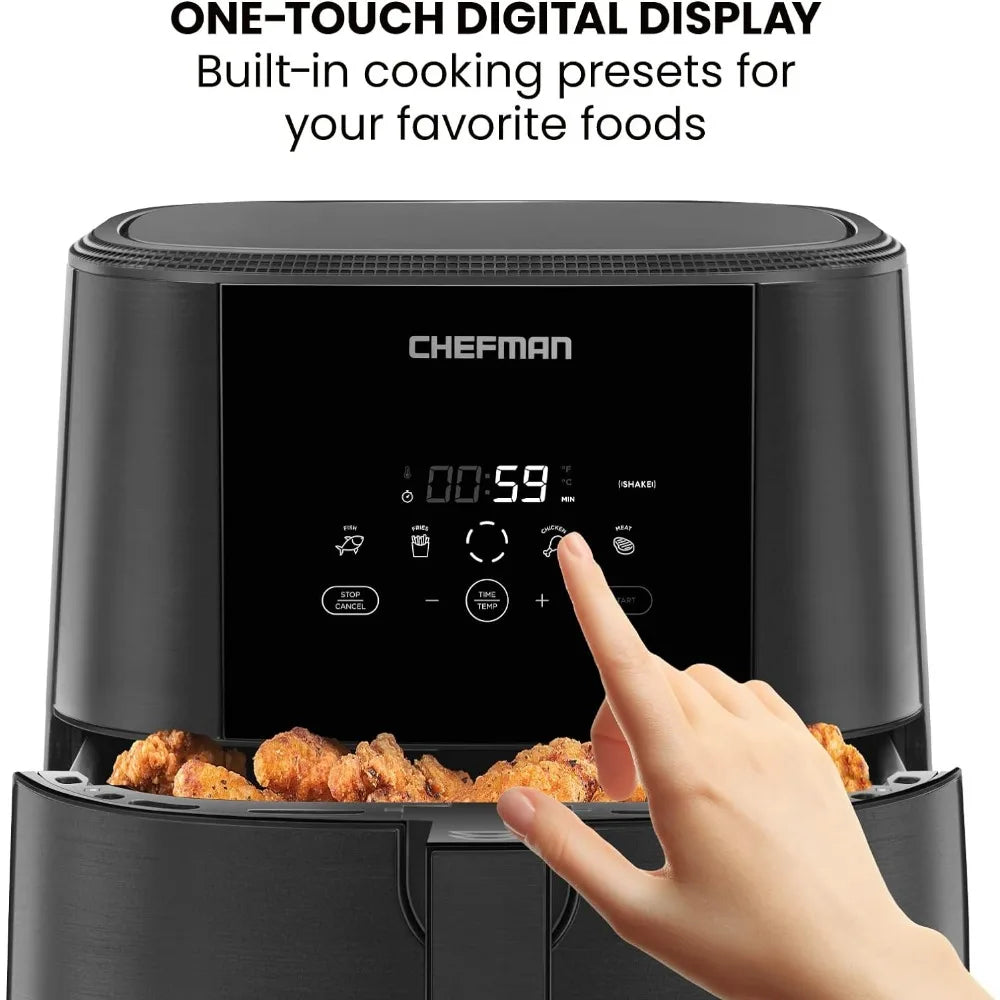 Touch Air Fryer, 8-Quart, Nonstick Dishwasher-Safe