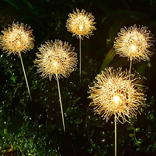 Outdoor Dandelion Lights, Fireworks Lamp