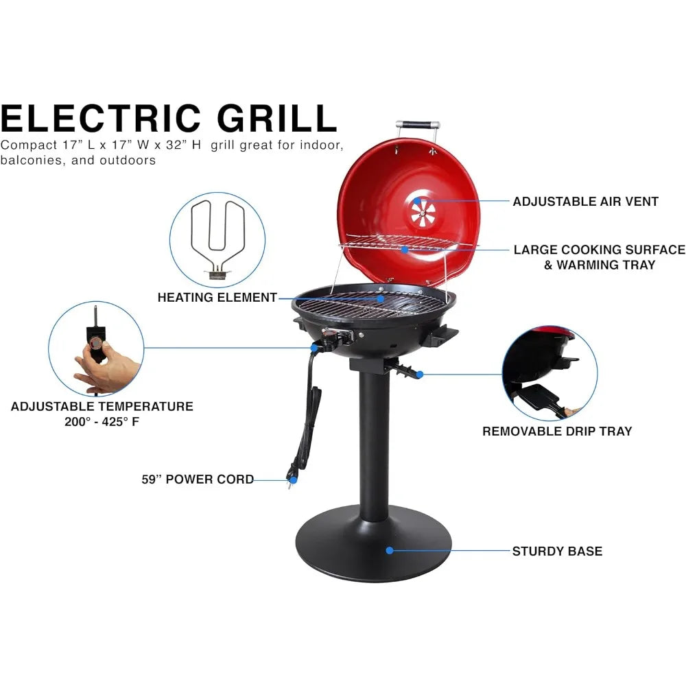 Electric BBQ Grill for Indoor & Outdoor