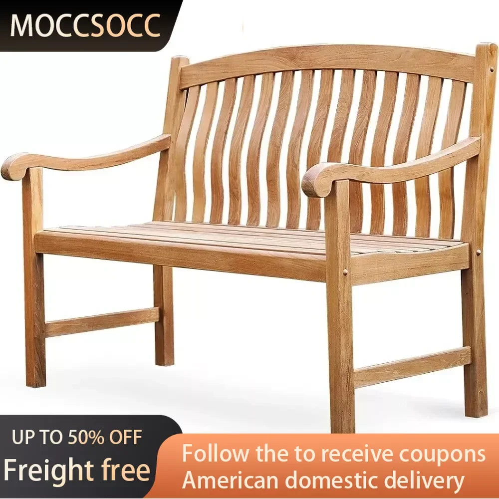 Outdoor Garden Bench ,Arie/Natural Teak Outdoor Armchair