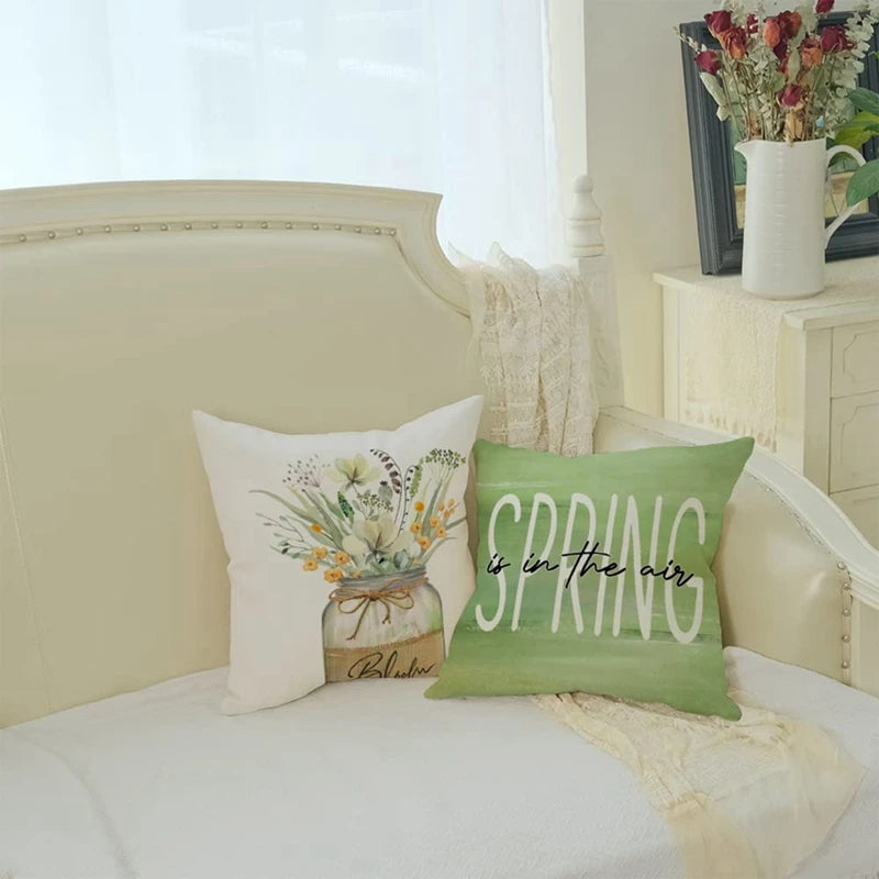 Spring Pillow Covers 18X18 Set Of 4