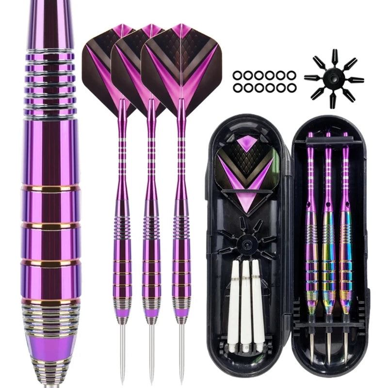 Steel Darts Set with Darts Flight Aluminum Shafts