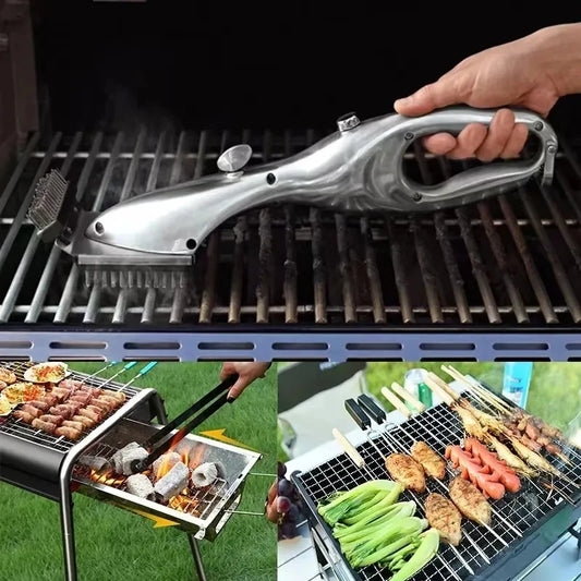 Barbecue Grill Outdoor Steam Cleaning Oil Brushes