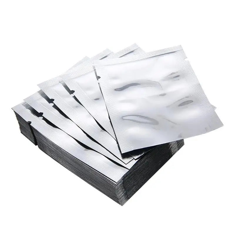 50pcs Silver Vacuum Sealer Aluminum Foil Mylar Bags